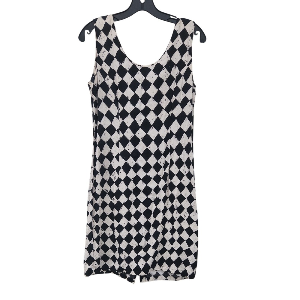 Vintage 90s Jams World Diamond Check Retro Edgy Boho Whimsigoth Artsy Vamp Small